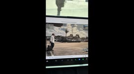 Car And Driver Fail To Detect Aimlessly Standing Woman