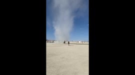 Dust Devil at Burning Man