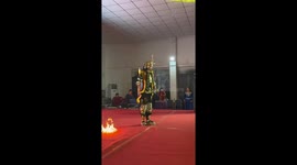 Sichuan opera fire-breathing act accidentally ignites stage in China