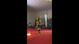 Sichuan opera fire-breathing act accidentally ignites stage in China