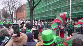 Ireland: Dublin Parade And Temple Bar Area