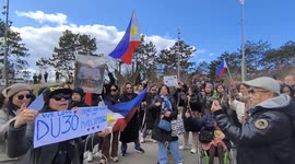 Duterte supporters converge in The Hague in support of drugs war strongman
