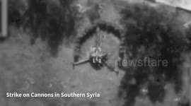 Syria: Two cannons in southern Syria that constituted a threat to the State of Israel were struck by the IDF in the area of Khan Arnabeh