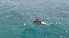 Chinese tourist, 69, missing after being swept away by wave in Indonesia