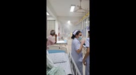 Summer storm batters hospital patients in Thailand