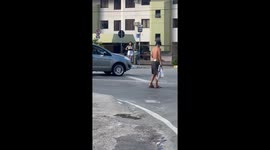 Scooter Video Accidentally Documents Nearby Traffic Accident