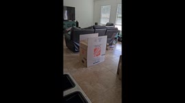Cat Paw Hilariously Shuffles Haunted Moving Box
