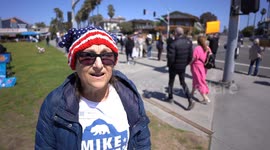Carlsbad Rally Against Trump Policies and DOGE Cuts