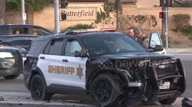 US, Los Angeles: Murrieta Deputy Involved Collision