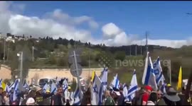 Israel: Thousands of people took to the streets of Jerusalem this morning to protest the attacks in Gaza, the release of hostages