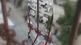 Israeli Forces Displace Families in Nablus Refugee Camp