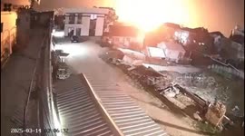 Fire at Tuapse oil depot after reported drone attack in Krasnodar, Russia