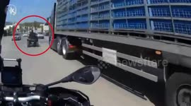 Israel: In Daburia, a chase began for a reckless minor who drove a tractor without a helmet and hid from the police