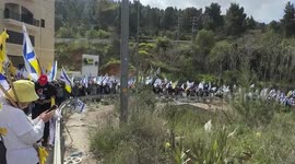 Jerusalem: Protesters  March Against Netanyahu