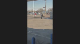 Close Call During Police Chase