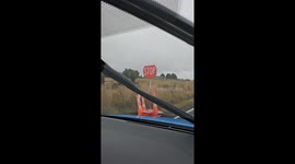 Mysterious self-turning stop sign shocks viewers