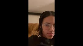 Cat bites a chunk out of owner's hair