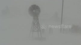 US: Blizzard Strikes Nebraska Causing Highway Closures and Power Outages