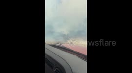 US: Gail Fire Burns in Southern New Mexico