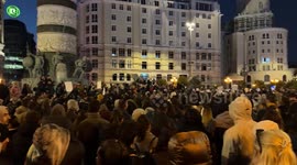 Locals hold vigil for nightclub fire victims in North Macedonia