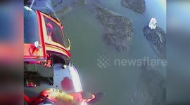 US: Coast Guard Heroes Save Stranded Boater in Daring Helicopter Rescue