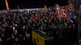 Turkey: A large rally was held in Istanbul for Ekrem İmamoğlu: