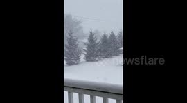 US: Winter Storm Brings Heavy Snowfall in Wisconsin
