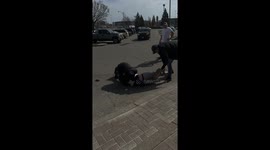 Man get arrested by undercover cops near Staples store in Toronto, Etobicoke