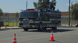 US, Los Angeles: Pacoima Explosion Destroys Home Bomb Squad Arrives With Sound On Tape Part 3