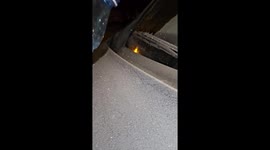 Water Freezes When Poured From Bottle