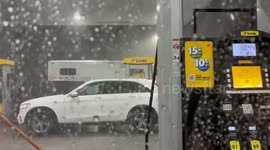 US: Thunderstorms Bring Intense Rain, Powerful Winds to Waco, Georgia