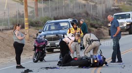 US, Bakersfield: Bakersfield Motorcycle Rider Collides With SUV In Kern County