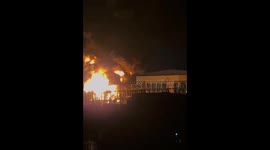 A huge fire broke out in Hayes West London.