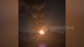 Residents evacuated in early hours as London electrical substation bursts into flames