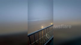 US: Foggy Morning Shrouds Ocean City Shoreline in Stunning Video