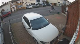 Biker Loses Phone Down Sewer Grate