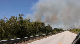 Headline: Florida Wildfires 2025: Monroe County