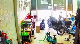 Quick-thinking big brother saves sibling trapped under motorcycle