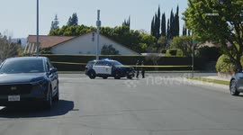 US, Los Angeles: Chatsworth Standoff After Man Allegedly Shoots At Police Helicopter