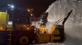 US: Winter Storm Brings Heavy Snow to Cottonwood Canyons