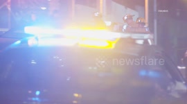 US, Los Angeles: Boyle Heights Fatal Fiery Crash