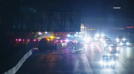 US, Los Angeles: Bel Air Fatal Ejection Crash on 405 Freeway