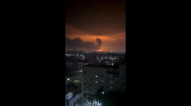 Massive explosion at burning oil depot in Krasnodar Krai, Russia