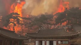 South Korea: Historic 1,000-Year-Old Temple Destroyed by Wildfires