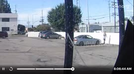 Police Officer Falls Out of Patrol Vehicle While Trying to Arrest Suspect