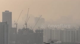 Severe air pollution shrouds Bangkok amid agricultural burning
