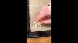 This video showcases the making of broccoli cheese chips in a visually appealing way. That’s why it went viral, reaching 5.2 million views.