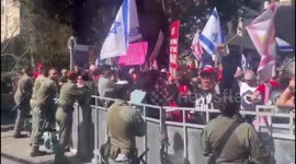 Israel: Disturbance during the protest in Jerusalem