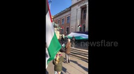 Sweden: People rally in support of Palestine in Gothenburg, Sweden