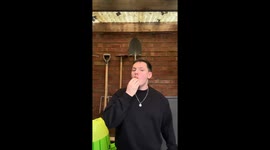 Attempting to swallow hotdogs WHOLE